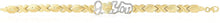 Load image into Gallery viewer, 10k Yellow Gold XOXO and Heart&quot;I Love You&quot; Lightweight Necklace or Bracelet (Optional Jewelry Set)
