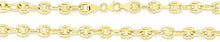 Load image into Gallery viewer, Floreo 14k Yellow Gold Puff Mariner Chain Necklace
