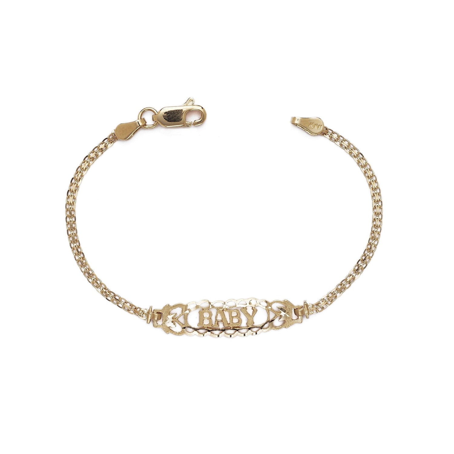 Kids Filigree Bracelet - 10k Yellow Gold - 5.5 Inch