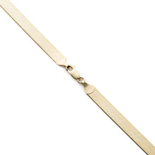 Load image into Gallery viewer, 10k Yellow Gold Super Flexible Silky Herringbone Chain Necklace 0.28 Inch, 7mm
