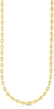 Load image into Gallery viewer, Floreo 14k Yellow Gold Puff Mariner Chain Necklace
