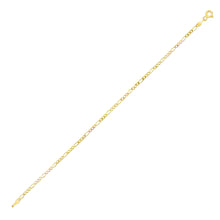 Load image into Gallery viewer, 10k Yellow Gold Figaro Chain Bracelet and Anklet, 0.08 Inch (2.5mm)
