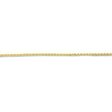 Load image into Gallery viewer, 10k Yellow Gold Hollow Rope Chain Necklace with Lobster Claw Clasp, 2.5mm
