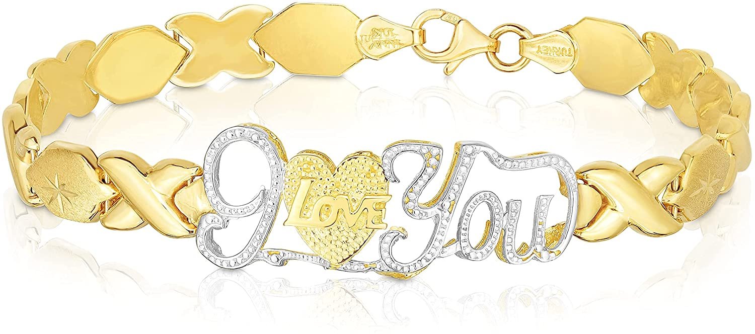 GOLD 'I LOVE YOU' BRACELET