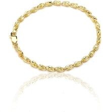 Load image into Gallery viewer, Floreo 10k Yellow Gold 2.5mm Turkish Rope Chain Bracelet and Anklet
