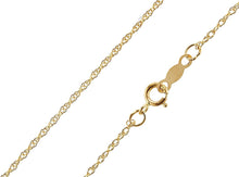 Load image into Gallery viewer, Flore 14k Fine Gold Ultra Thin Delicate Carded Rope Chain Necklace
