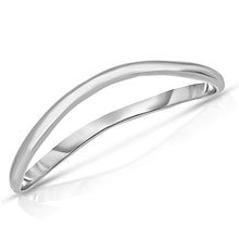 Load image into Gallery viewer, Thin Comfort Fit Curved Wave Thumb Ring, 1.5mm, 10k Fine Gold
