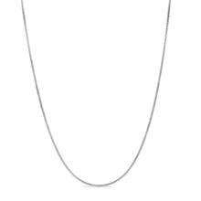 Load image into Gallery viewer, 14k Fine gold Box Chain Necklace (0.9 mm)
