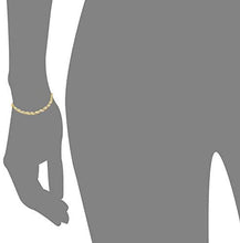 Load image into Gallery viewer, Floreo 10k Yellow Gold 2.5mm Turkish Rope Chain Bracelet and Anklet
