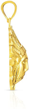 Load image into Gallery viewer, 10k Yellow Gold Native American Charm Pendent Indian Chief Tribal Head
